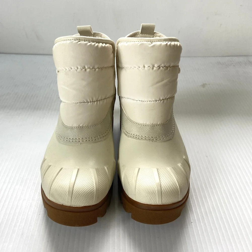 Sperry Syren Ascent Round Toe Boots Off White‎ Womens 7.5